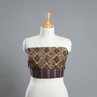 Block Printed Cotton Bagru Blouse Piece 26