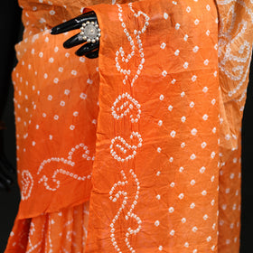 Kutch Bandhani Tie-Dye Cotton Saree 14