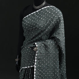 Kutch Bandhani Tie-Dye Cotton Saree 36