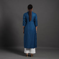 Zoohi Plain Merino Woolen Kurta