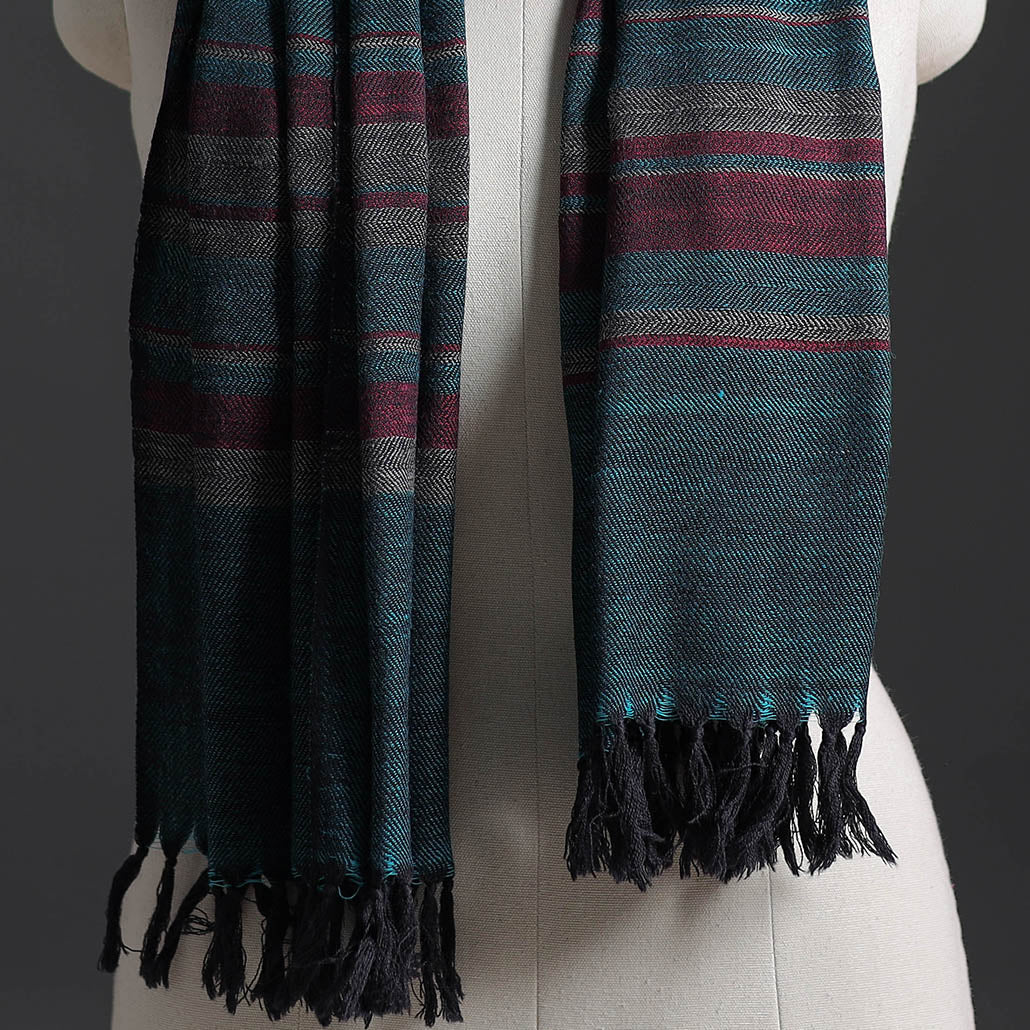 Kumaun Handwoven Pure Merino Wool Stole 167