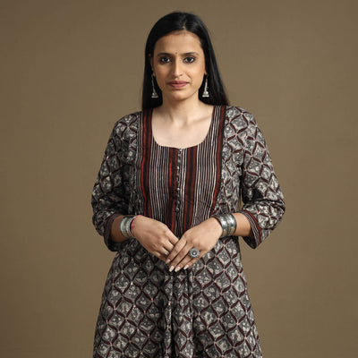  Bagru Hand Block Printed Kurta