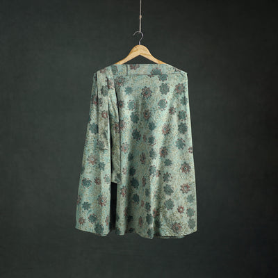 Bagru Hand Block Print Natural Dyed Cotton Wrap Around Skirt 09