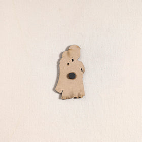 South Indian Couple Handpainted Fridge Magnet 41