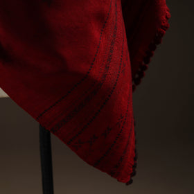 Kutch Bhujodi Handwoven Merino Wool Dhabla Shawl 30