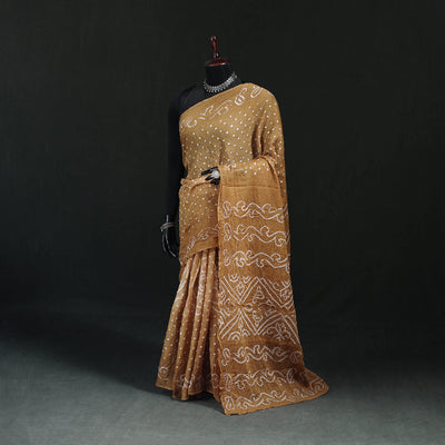 Kutch Bandhani Tie-Dye Cotton Saree 15