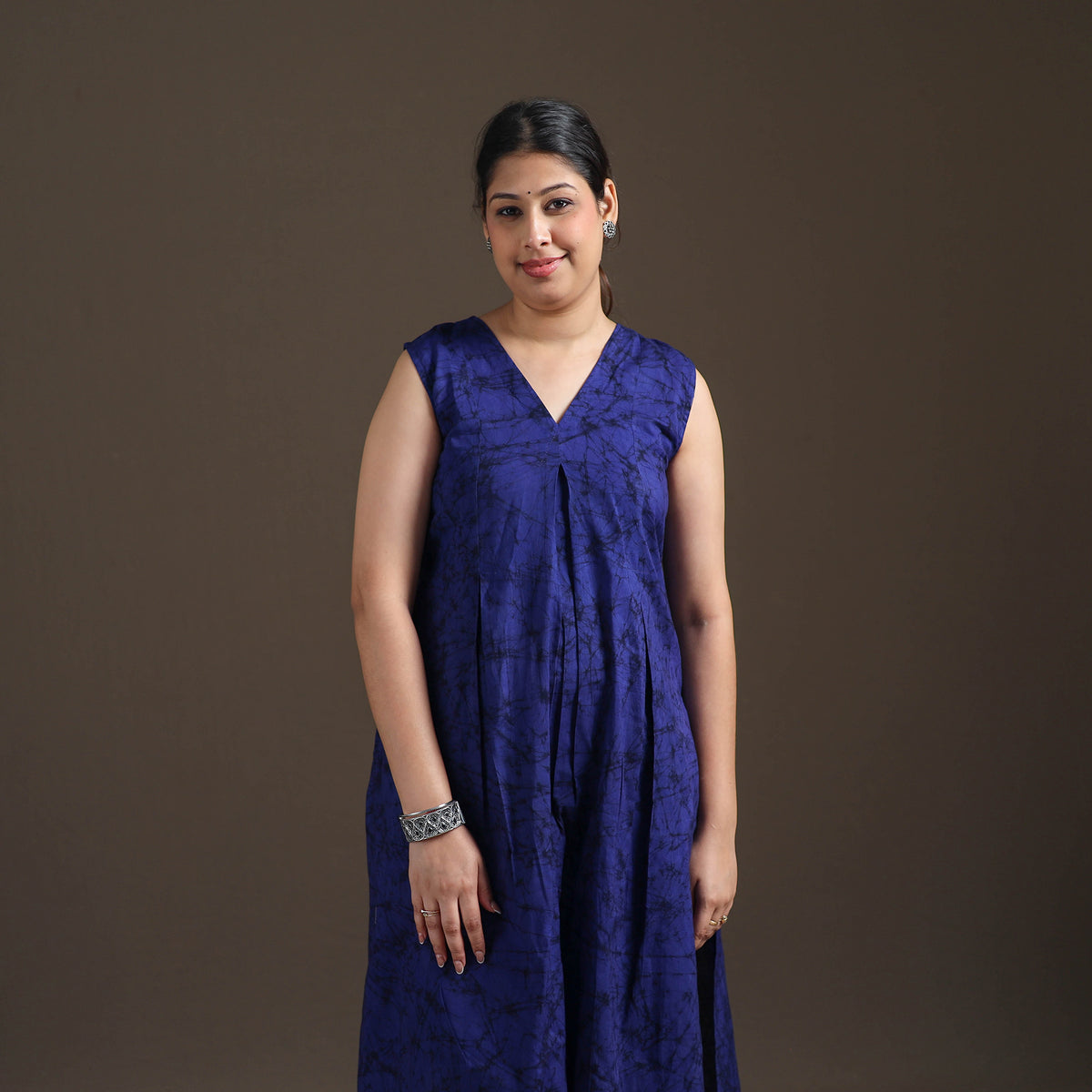 Hand Batik Print Cotton Straight Kurta with Palazzo Set for women 13