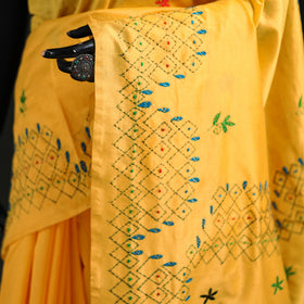 Hand Embroidered Silk Saree 60