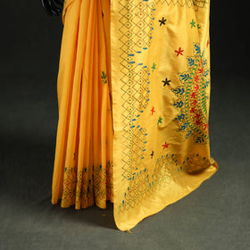 Hand Embroidered Silk Saree 60