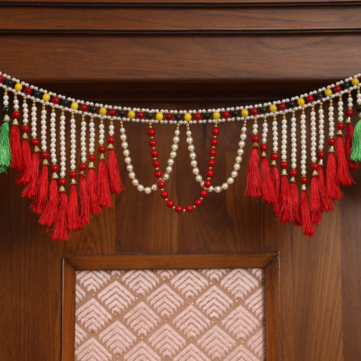 Handmade Bead Work Toran 