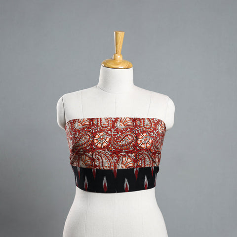 Block Printed Cotton Bagru Blouse Piece 31