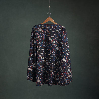 Bagru Hand Block Print Natural Dyed Cotton Wrap Around Skirt 10
