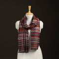 Zig Zag Zari Weave Fine Wool Stole for Women 94