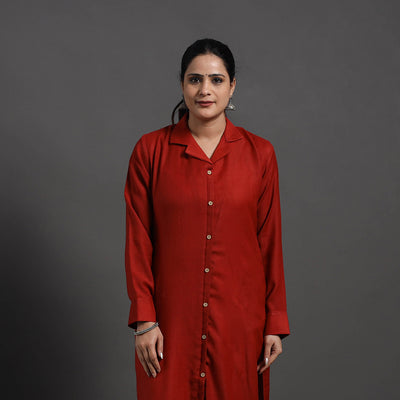 Gauhar Plain Merino Woolen Kurta