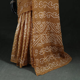 Kutch Bandhani Tie-Dye Cotton Saree 15
