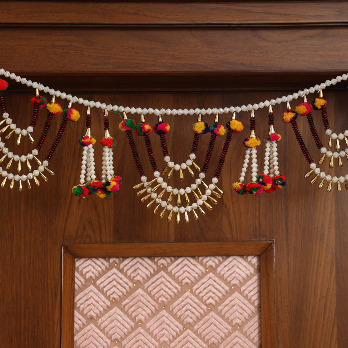 Handmade Bead Work Toran 