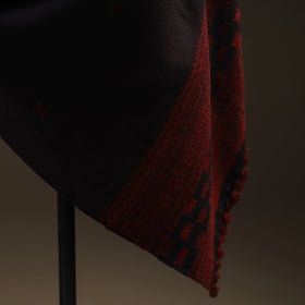 Kutch Bhujodi Handwoven Merino Wool Dhabla Shawl 31