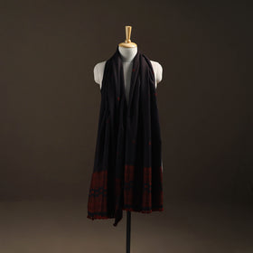 Kutch Bhujodi Handwoven Merino Wool Dhabla Shawl 31