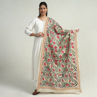 Kantha Embroidery Dupatta 