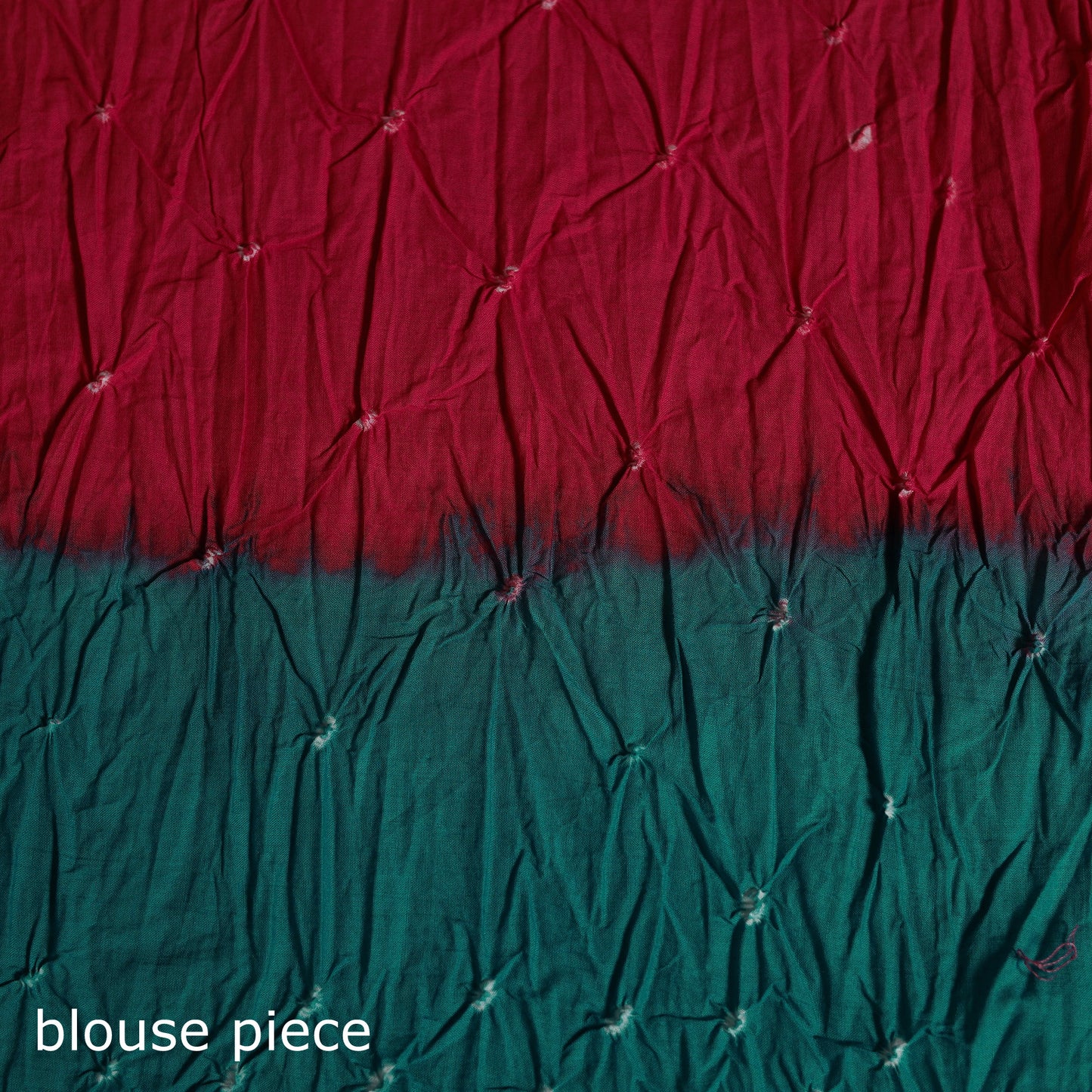 Kutch Tie-Dye Bandhani Cotton Saree with Blouse Piece 03