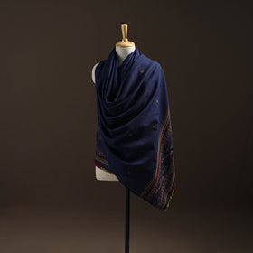 Kutch Bhujodi Handwoven Merino Wool Dhabla Shawl 32