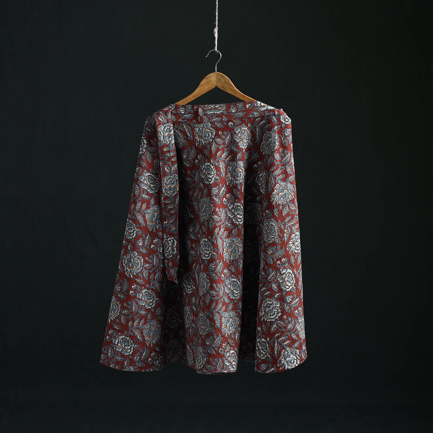 Bagru Hand Block Print Cotton Wrap Around Skirt 08