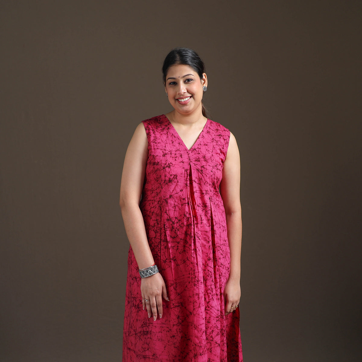 Hand Batik Print Cotton Straight Kurta with Palazzo Set for women 12