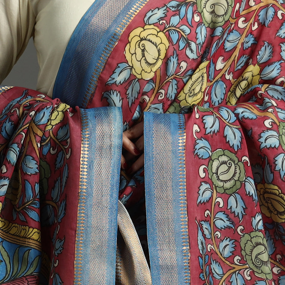 Kalamkari Handpainted Dupatta