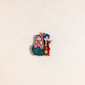 Radha Krishna Couple Handpainted Fridge Magnet 46