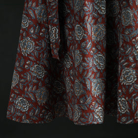 Bagru Hand Block Print Cotton Wrap Around Skirt 08