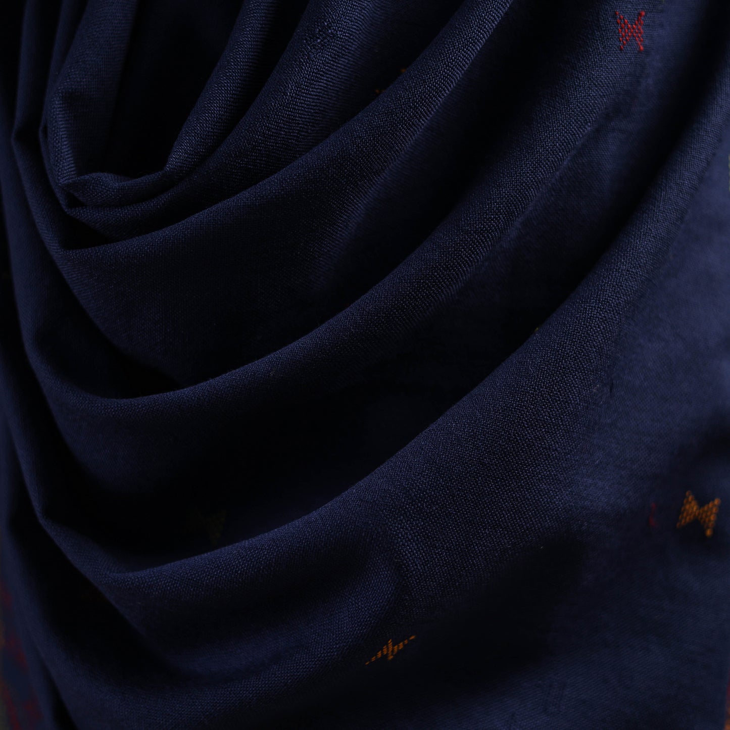 Kutch Bhujodi Handwoven Merino Wool Dhabla Shawl 32