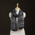 Zig Zag Zari Weave Fine Wool Stole for Women 99