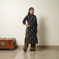 Handloom Cotton Pochampally Ikat Kurta Set 18