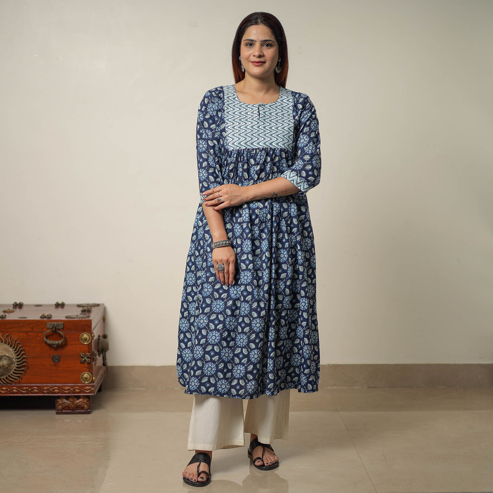 sanganeri printed kurta