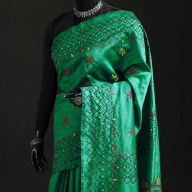 Hand Embroidered Silk Saree 62