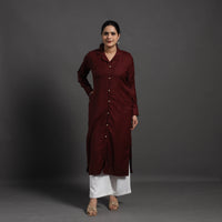 Adira Plain Merino Woolen Kurta