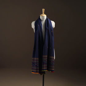 Kutch Bhujodi Handwoven Merino Wool Dhabla Shawl 32