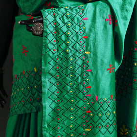 Hand Embroidered Silk Saree 62