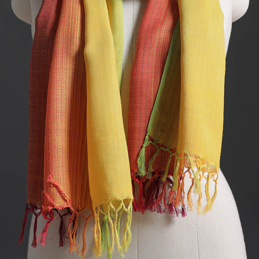 Kumaun Handwoven Merino Wool x Cotton Stole 181