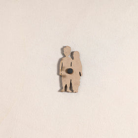 Marathi Couple Handpainted Fridge Magnet 48
