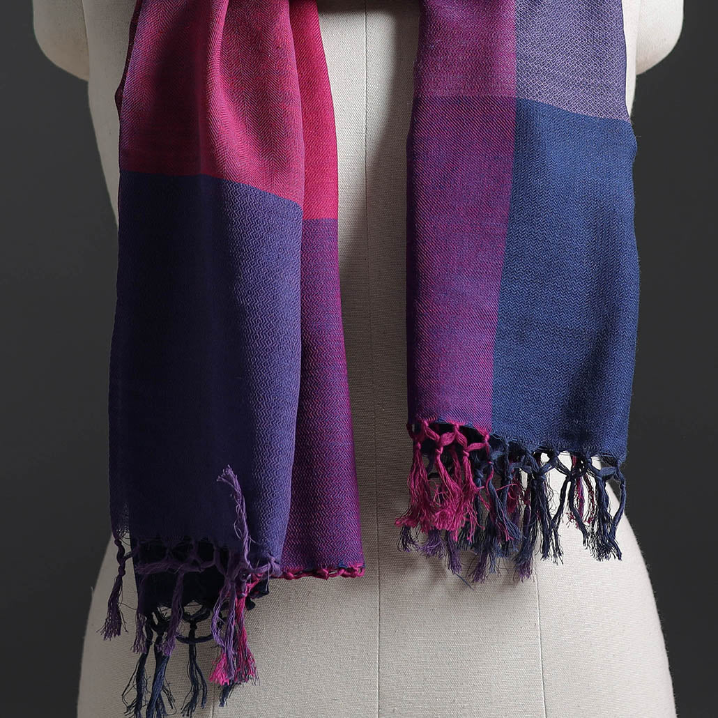 Kumaun Handwoven Merino Wool x Cotton Stole 182