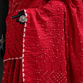 Kutch Bandhani Tie-Dye Cotton Saree 39