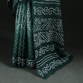 Kutch Bandhani Tie-Dye Cotton Saree 17