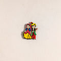 Radha Krishna Couple Handpainted Fridge Magnet 49