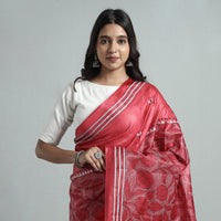 Kantha Embroidery Saree