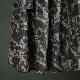 Bagru Hand Block Print Natural Dyed Cotton Wrap Around Skirt 13