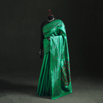 Hand Embroidered Silk Saree 63