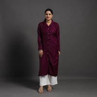 Manvi Plain Merino Woolen Kurta