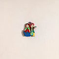 Radha Krishna Couple Handpainted Fridge Magnet 50
