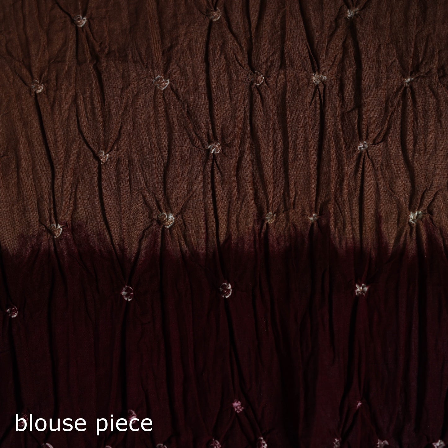 Kutch Tie-Dye Bandhani Cotton Saree with Blouse Piece 05